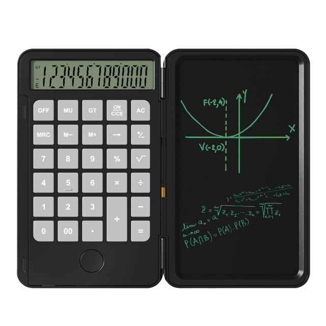 Tablero de escritura a mano de la calculadora de 6 pulgadas Calculadora de Oficina de Aprendizaje Tablero de escritura a mano Tablero de escritura de notas de negocios