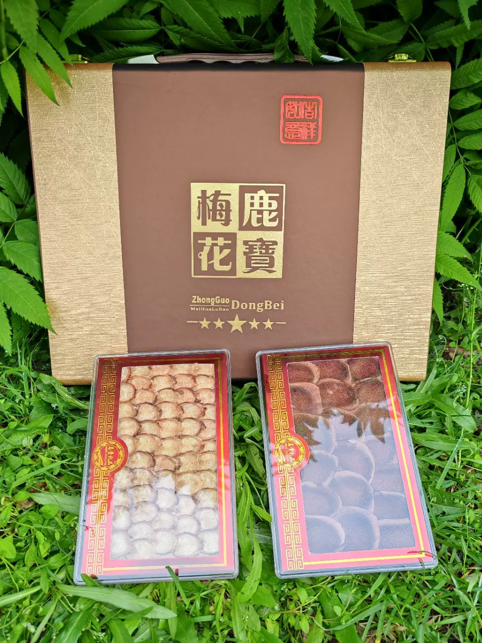 吉林鹿茸片鹿茸礼盒鹿产品红粉片东北特产