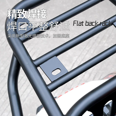 Motorcycle frame — with Backrest and Rack