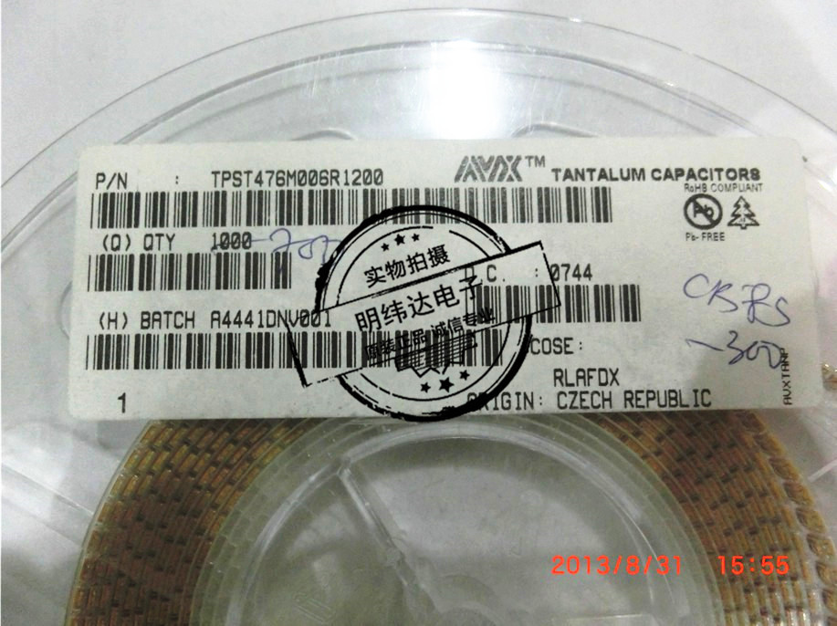 TPST476M006R1200 原装AVX 电容 TPST476M006R1200 正品现货