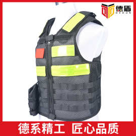 源头工厂反光战术背心 荧光高可见度巡逻马甲 透气网布支持定制