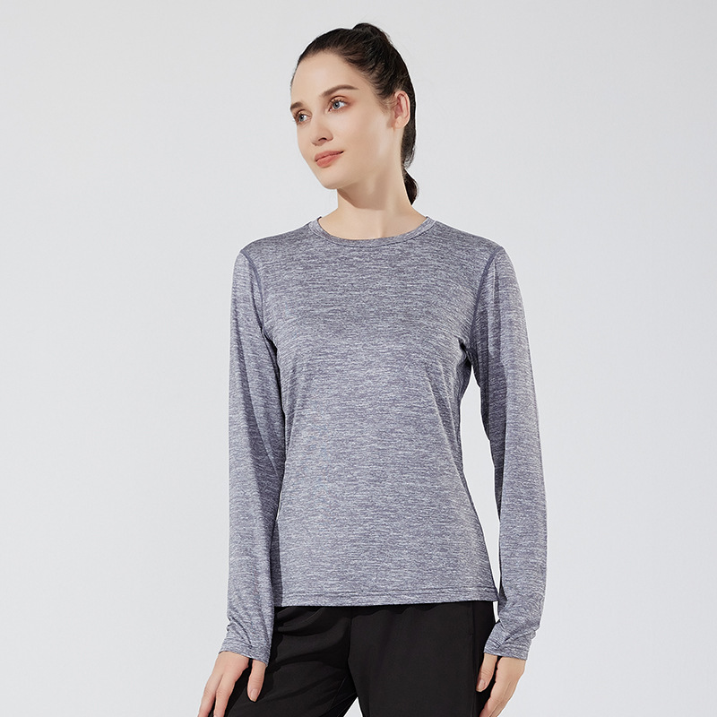 2026 nuevas camisetas de manga larga de primavera suéteres masculinos y femeninos entrenamiento de fitness y carrera blusa de ocio relajado