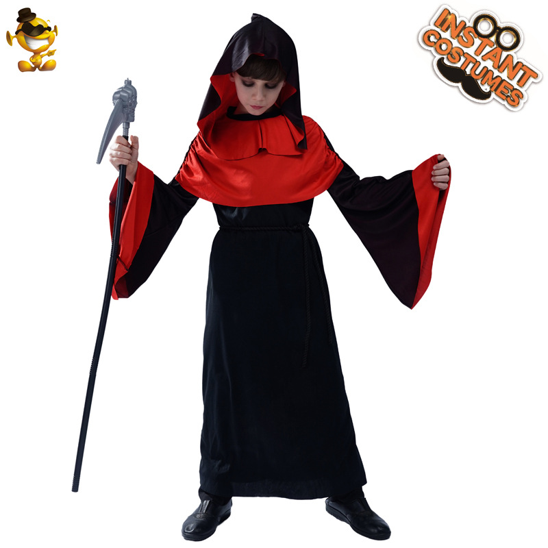 Nuevo niño pequeño horror fantasma traje de cosplay traje de Halloween rendimiento etapa traje rendimiento distribución al por mayor