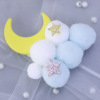 Copyright baking cake decoration star moon hair ball birthday cake plug -in