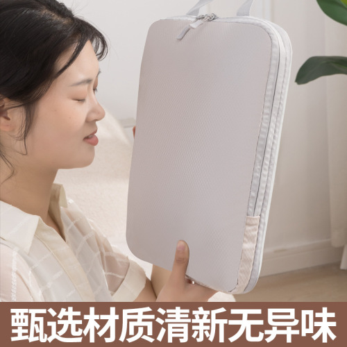 Travel Storage Bag & Compression Set: 4-Piece Essential Kit for Packing, Organizing Clothes, Toiletries, and Baby-Prep Items in Your Suitcase