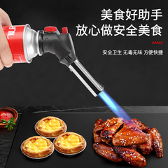 Cross-border convenient style flame gun canister spray gun high-temperature welding barbecue igniter baking fire gun head wholesale