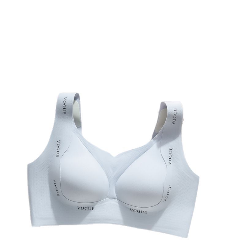 Pechos grandes mostrando ropa interior de tamaño pequeño embarazo contra la caída del pecho colateral embarazo colapso deportivo grasa mm sujetador de mujer