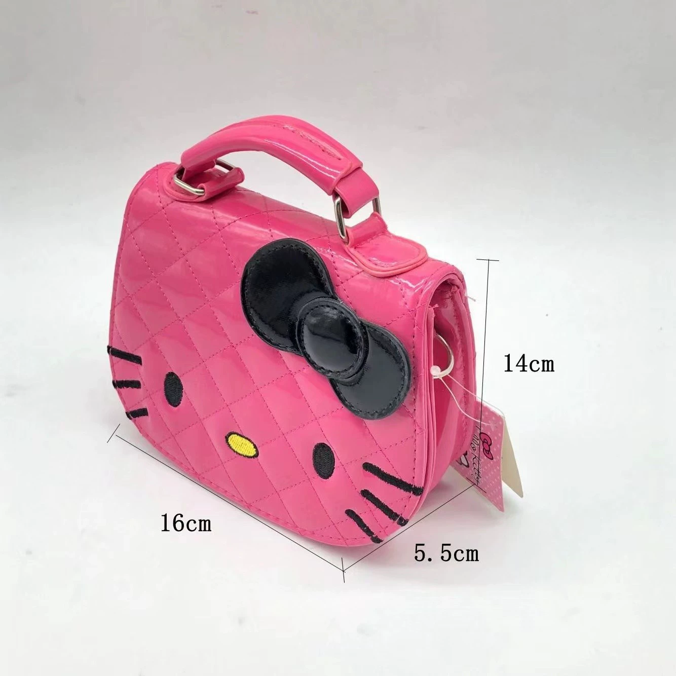 Hello Kitty, сумка через плечо в ручке, модная однотонная сумка, маленькая сумка, korean стиль