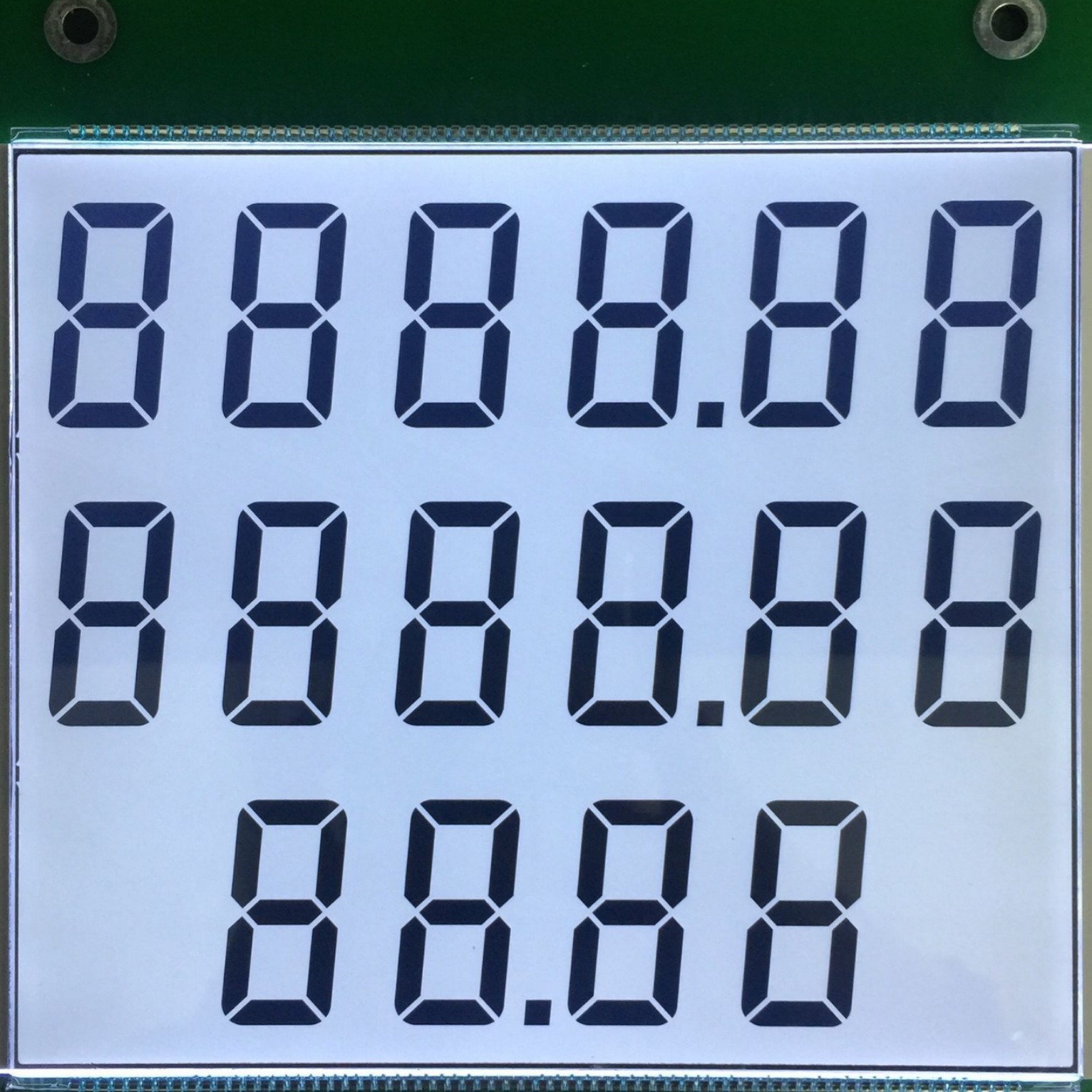 加油机大液晶屏 QX207 显示屏 段码 液晶显示屏