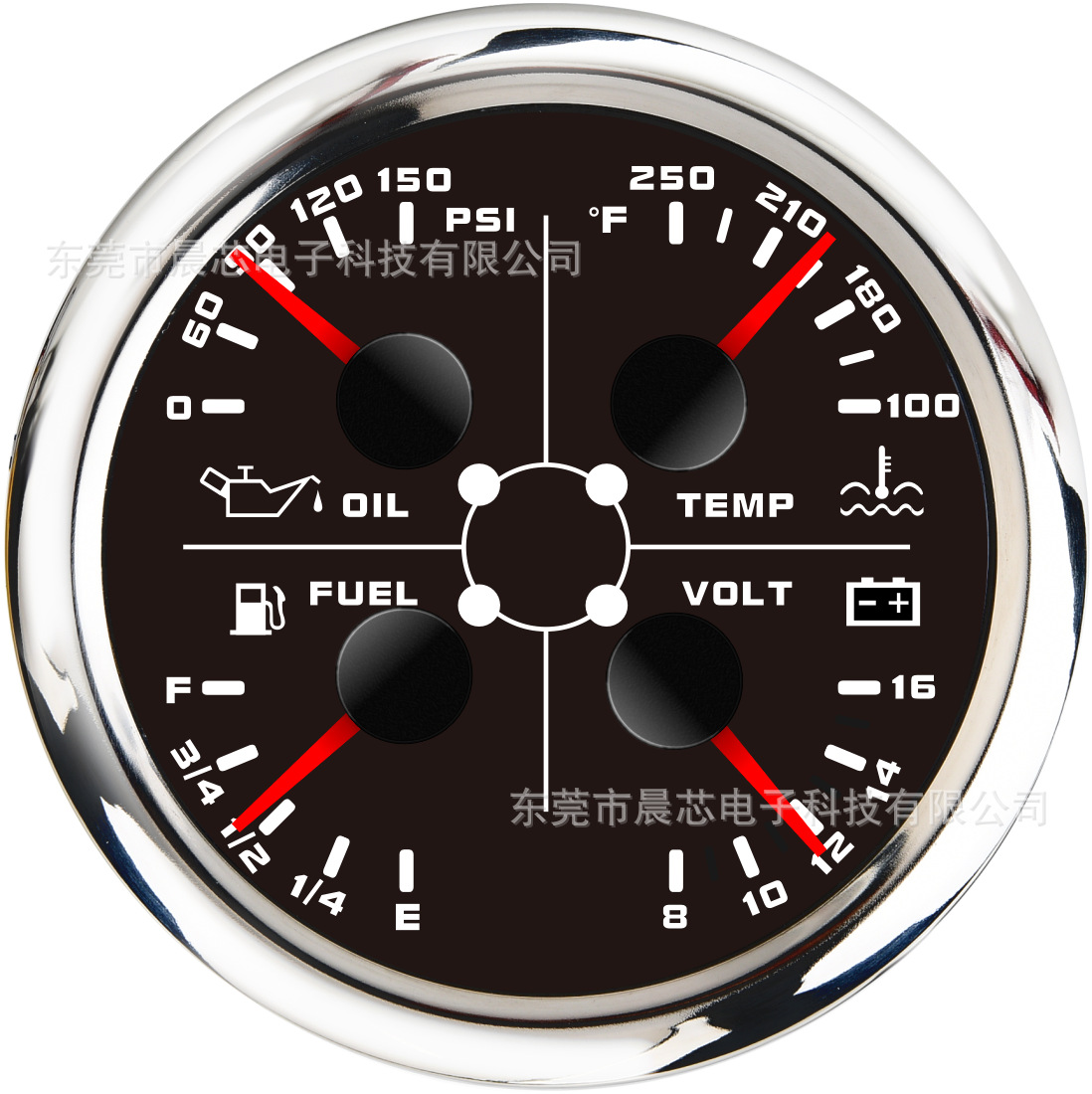 ESKN – 85mm 4-in-1 Car Other vehicle instruments - cx8243psi-8-16v