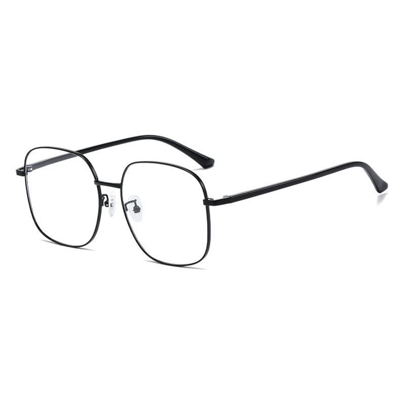 Myopia Glasses for Women, Internet Celebrity, High-Looking Student Style, Anti-Blue Light, Round Face, Small Flat Mirror, Plain Glasses Frame