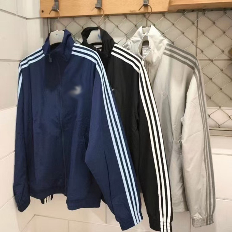 New Style Embroidered Firebird Three-Stripe Woven Windbreaker Jacket for Men and Women Kb2466