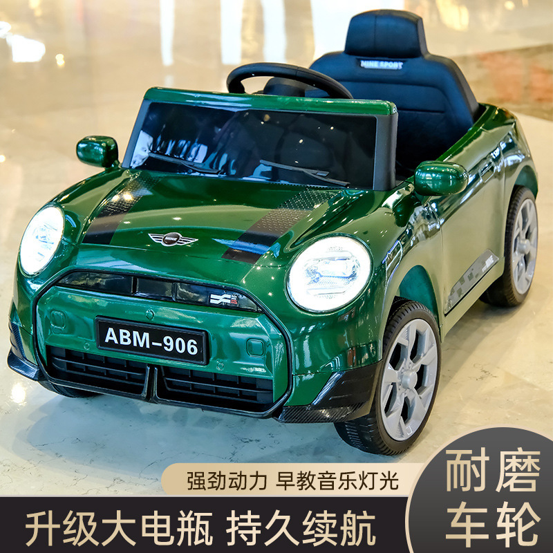 coche eléctrico infantil de cuatro ruedas coche de juguete se puede sentar en el coche de control remoto 1 - 3 - 5 años de edad para niños varones coche de juguete recargable image 5
