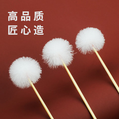 Professional ear picking tools for ear picking ear goose velvet fur sticks for hair buckles and ear picking spoon ear picking massage goose feather sticks