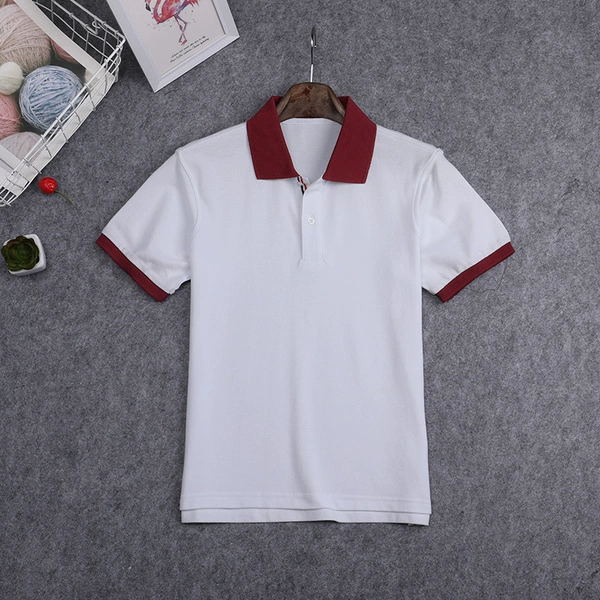 White, maroon