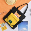 Shopping bag, capacious shoulder bag, brand backpack for leisure, Korean style, wholesale