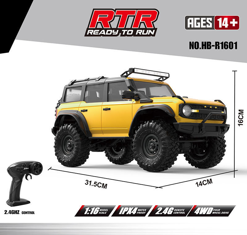 煌博新品R1601~R1609 烈马/牧马人 1:16全比例模型攀爬车RC遥控车|undefined