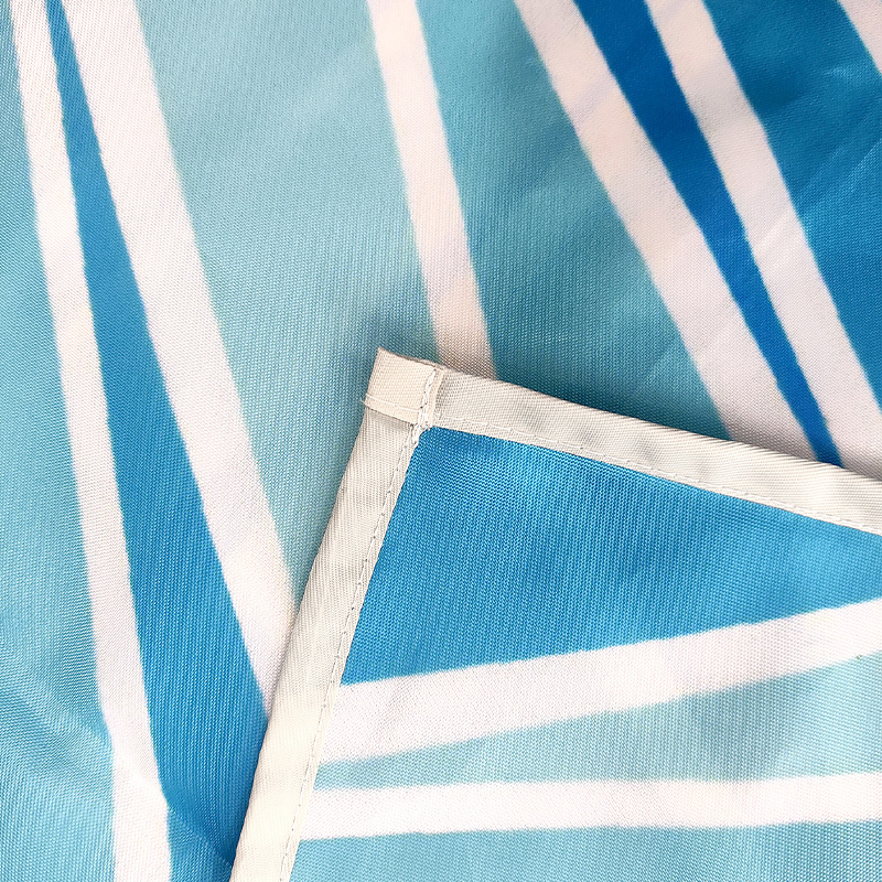 Alfombrilla ultrafina transfronteriza, impermeable y a prueba de arena, alfombrilla portátil a prueba de humedad de playa, alfombrilla de playa impresa digital al aire libre