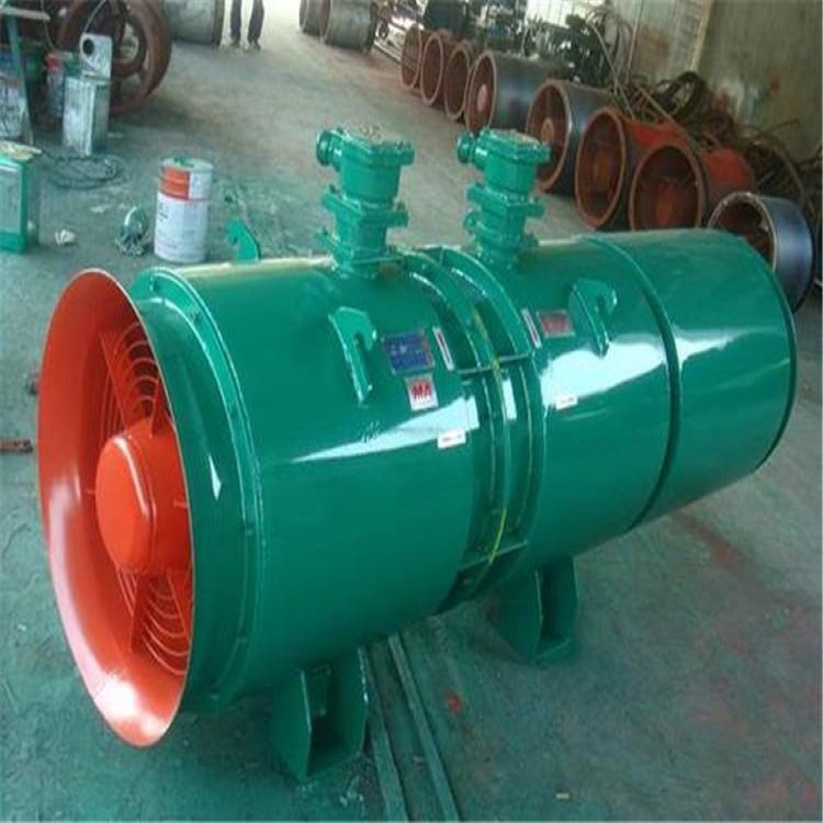 龙煤 FBDNo7.1/2*30煤矿用隔爆压入式通风机 对旋轴流局部风机