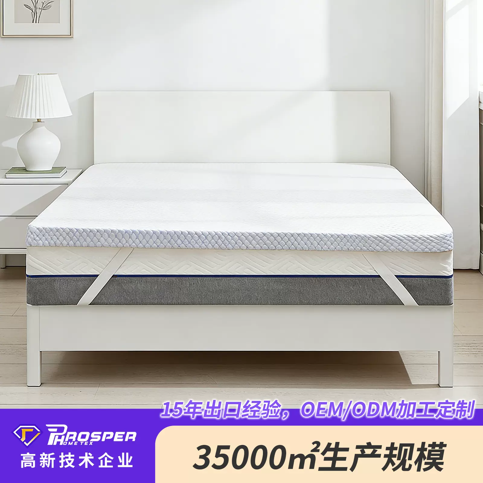 跨境二合一记忆海绵床垫回弹记忆绵薄垫软垫高密度海绵床垫