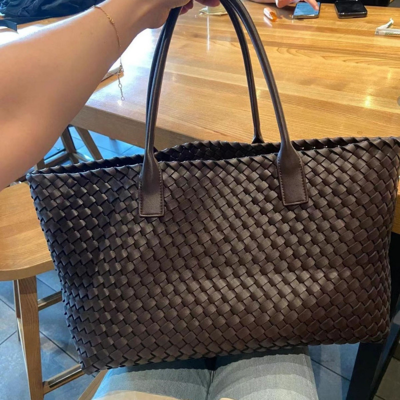 网红女包上课软皮编织包休闲手提通勤包旅游包容量质感单肩|undefined