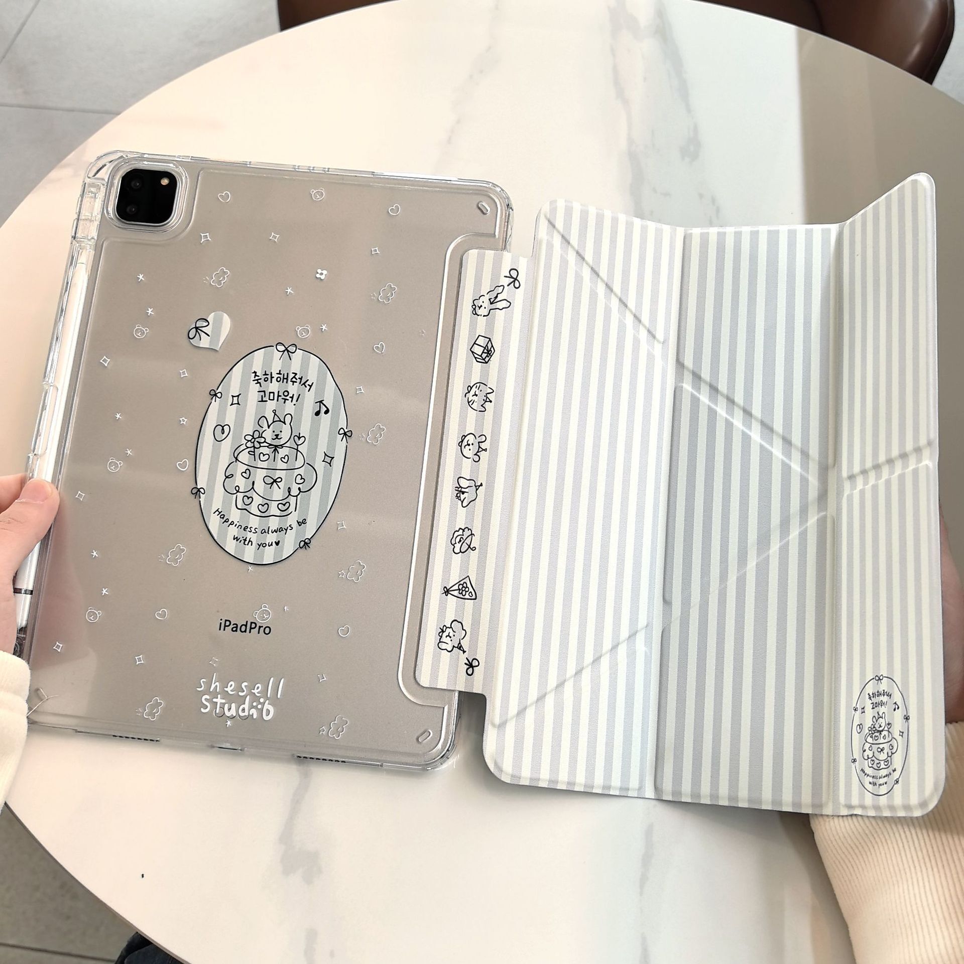 Horizontal and Vertical Support iPad Protective Case Air6/Pro11 Inch 3+Y Type Apple 10Th Generation Magnetic 9 with Pen Slot 10.2inch