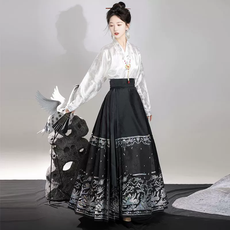 Оригинальный мартовский [Nine Star Lianzhu] Hanfu женский новый китайский стиль