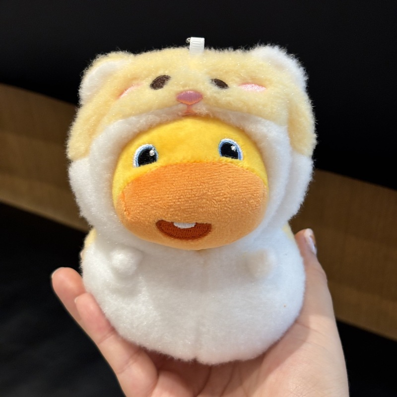 本物のスポット DuoAi Capybara Lulu 周辺ぬいぐるみ面白いスクールバッグバッグペンダントキーホルダー人形ギフト|undefined
