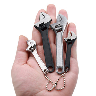 All steel 2.5/4/6/8/10/12/15 inch adjustable wrench mini open end wrench mini tool flexible wrench