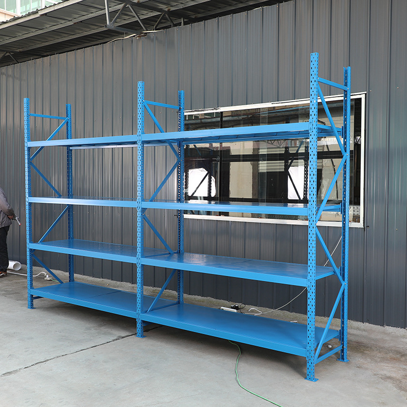 厂家定 制仓储货架金属轻型单面双面仓储架便利店展示架杂物架