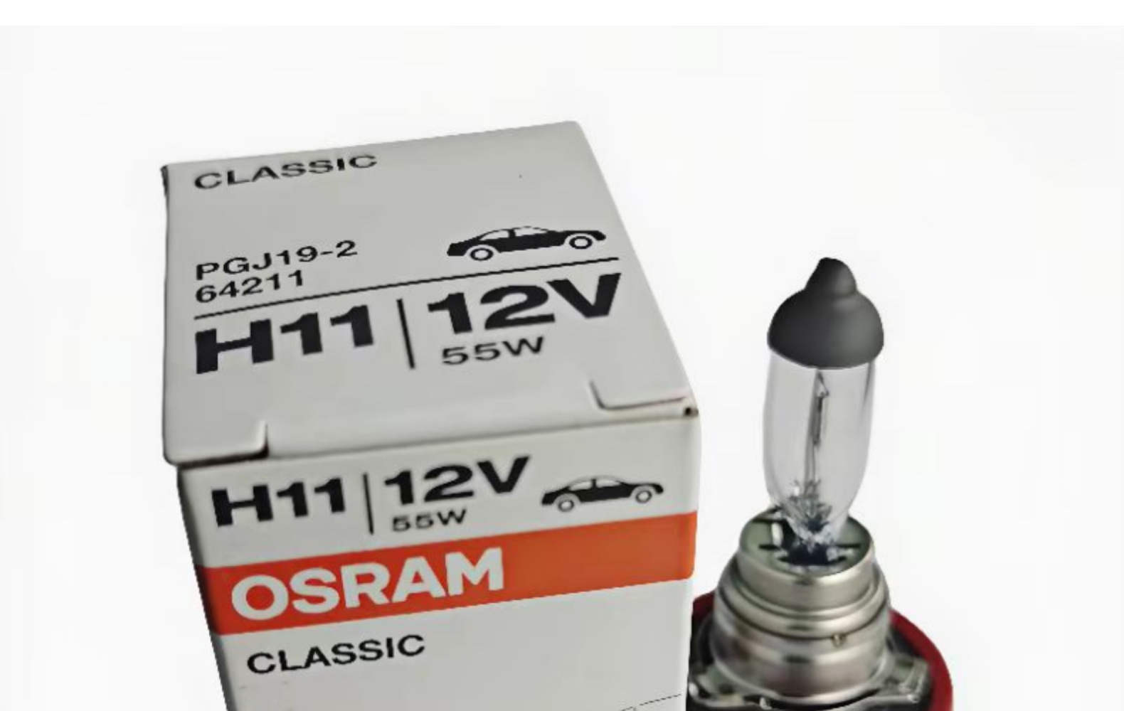 Osram Osram Car Bulb H11 12V55W Low Beam Headlight Fog Light 64211 Corolla Halogen Lamp