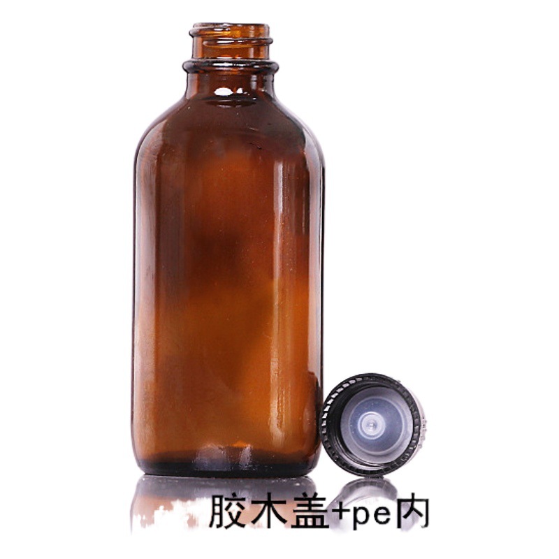 250ml500ml1000ml marrón boca pequeña botella de cristal reactivo de boca botella de Boston Brown sub-embalaje químico muestra botella