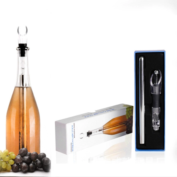 Производитель оптовая продажа из нержавеющей стали красное вино мороженое палочка быстрого охлаждения пивной палочки охлаждение красное вино 3 в 1 инсталлятор