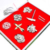 Mantra Five Enlightenment Set Jujutsu Kaisen Badge Set Hardware Jewelry Anime Products