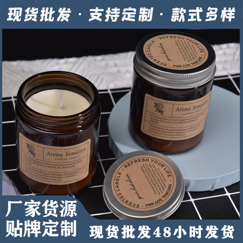 Hogar libre de humo taza de té grande aromaterapia vela DIY fragancia romántica planta cera aromaterapia regalo para las mujeres Al Por Mayor