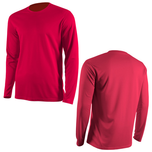 European and American Cross-border New Leisure Round Neck Long Sleeve Men's Sun Protection Quick-drying T-shirt Sports Running Leisure Spring and Autumn