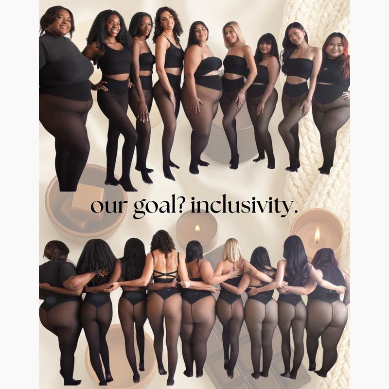 Kindergarten One-Line Crotch New Wool Lining Translucent Tights with Single-Line Stitching on the Front and Back Cross-Border Winter Warm and Translucent