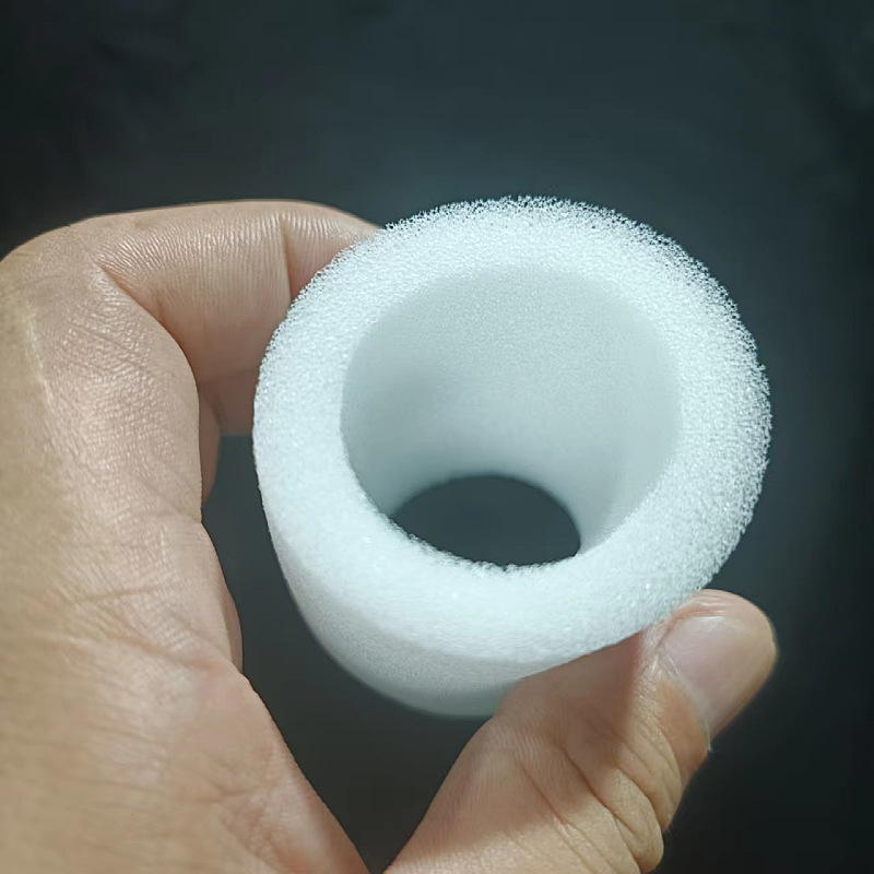 海绵工厂批发清洁泡棉塞 吸音海绵套 东莞海绵网格空心圆柱