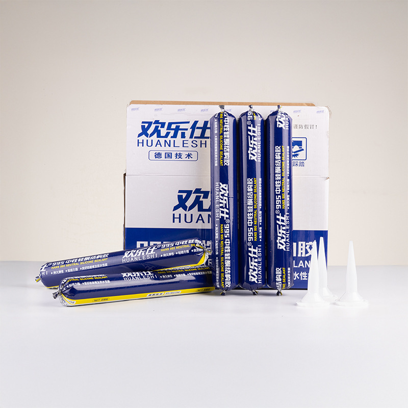 995 pegamento estructural de silicona neutra resistente a la intemperie puerta y ventana exterior sellador de pared cortina impermeable pegamento estructural