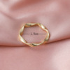 Small design ring, silver 925 sample, simple and elegant design, on index finger, 2021 years