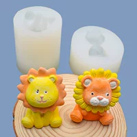 Silicone Mold for Mousse Decorations for Auto - Lion & Tiger Figures Handmade #606 #607