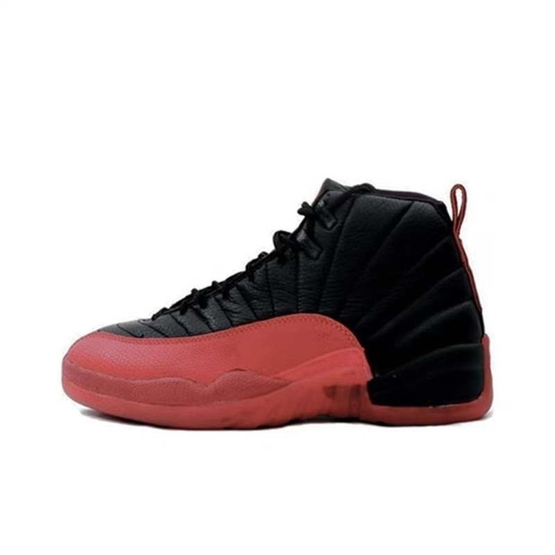 Comercio exterior Putian transfronterizo aj12 Chicago toro negro y blanco Gama azul negro y púrpura azul real Joe 12 zapatillas de baloncesto para hombres y mujeres
