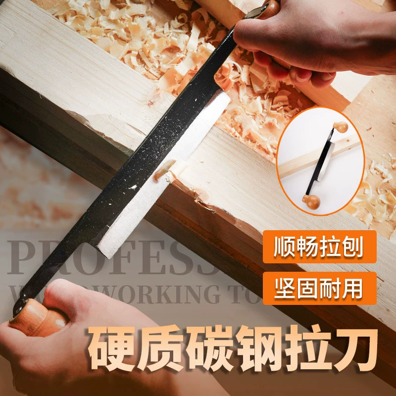 Деревообрабатывающий протяжки Деревообрабатывающий строгальный станок ручной работы DIY ручной строгальный станок скребок из углеродистой стали нож для коры Деревообработка специальный строгальный станок