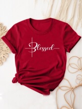 S 40368 Cherry Print Women's Tee ӣ��ӡ��Ů����