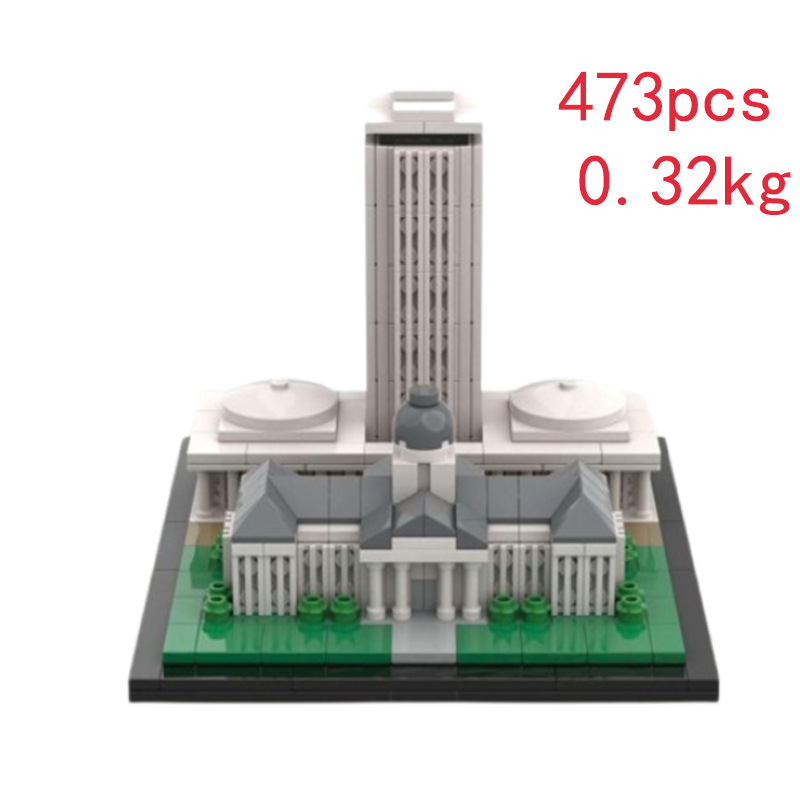 Building Blocks Educational Toy Set Small Particle Assembly Model_voghion.com