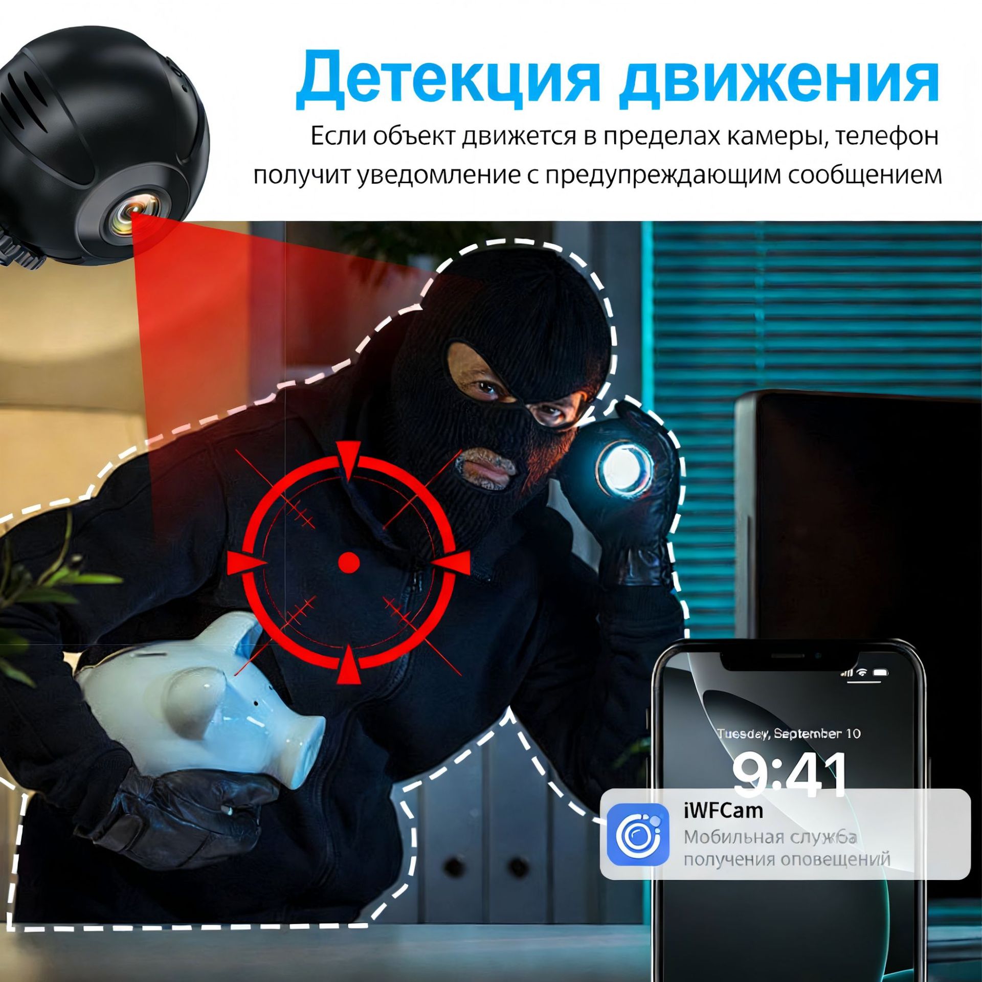 Cámara A18 HD 1080P Gran Angular con Visión Nocturna Infrarroja, Cámara Deportiva para Exteriores con Clip, Grabación Directa, Cámara de Acción