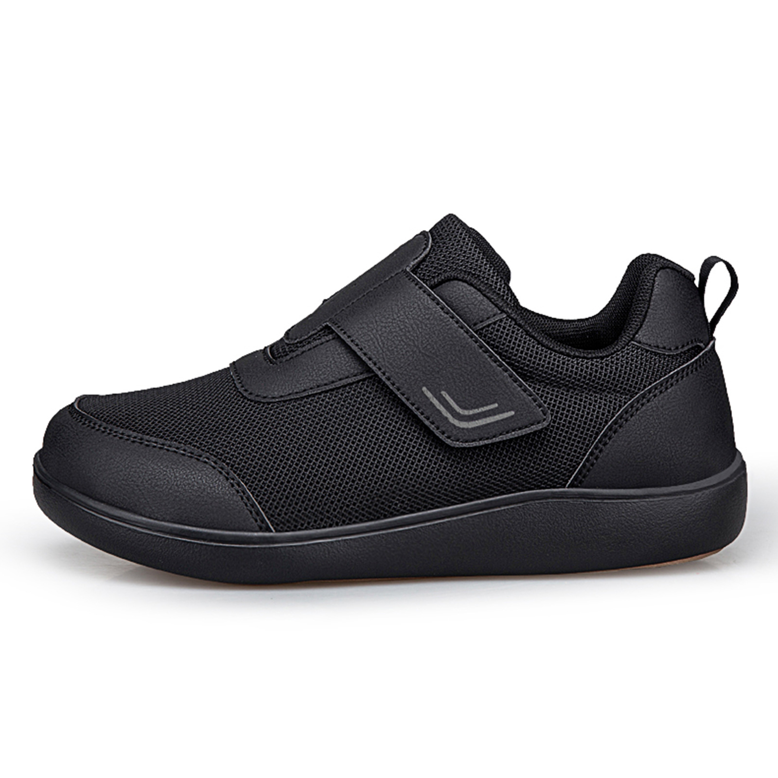 Velcro cabeza redonda pareja viajes zapatos de caminata, zapatos casuales de primavera y otoño zapatos deportivos de malla de altura baja
