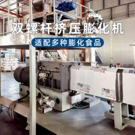 源头供货食品杂粮粉膨化机厂家提供全自动营养粉生产线设备健康