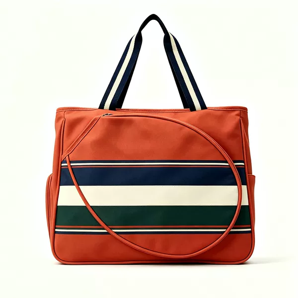 2026 new cross-border tennis bag, large capacity, single-shoulder badminton bag, pickleball bag, stylish design, with a separate shoe compartment