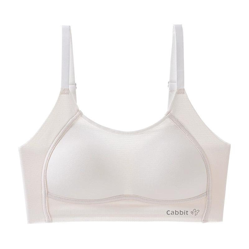 Wireless Youth Bra (Cabbit) Thin Vest Style, Lift Support, Ages 12–16, Sizes M–3XL